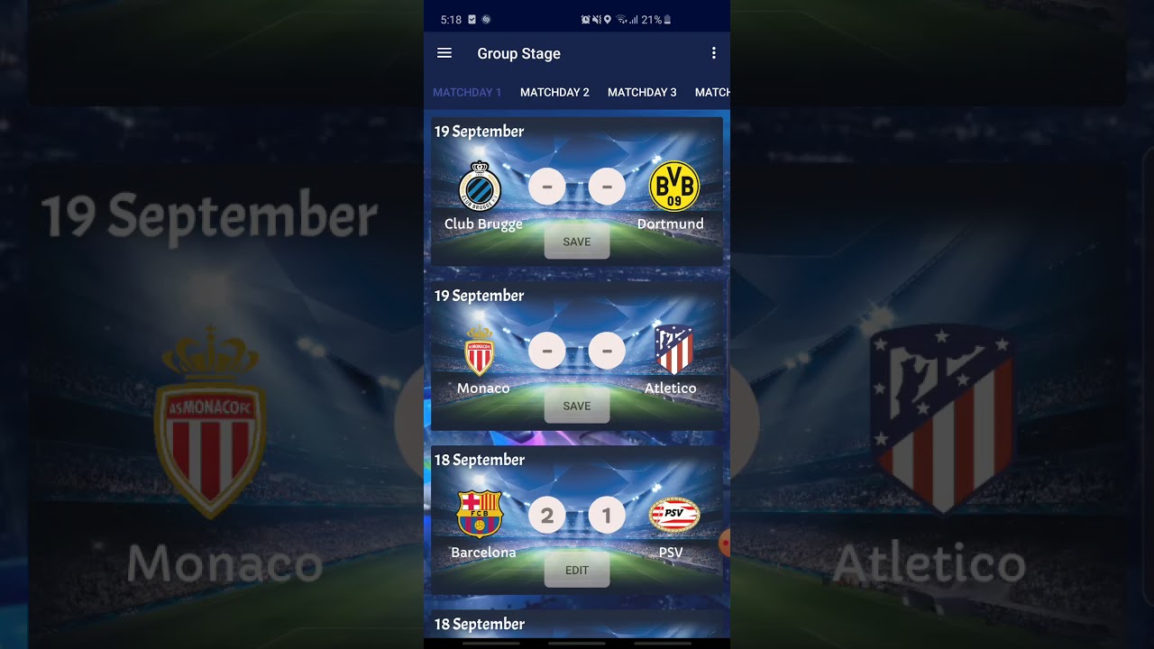 champions league app